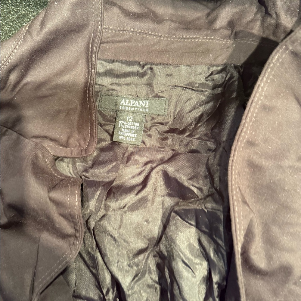 Alfani Dark Brown Outerwear